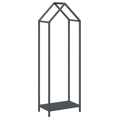 Vidaxx Kaminholzregal 40x25x120 cm kaltgewalzter Stahl Anthrazit