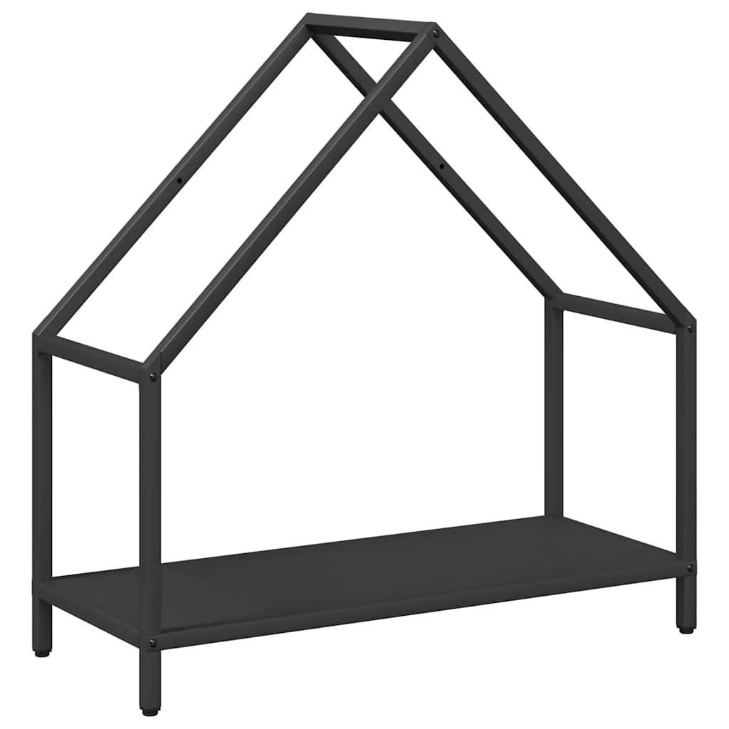 Vidaxx Kaminholzregal 60x25x60 cm kaltgewalzter Stahl schwarz