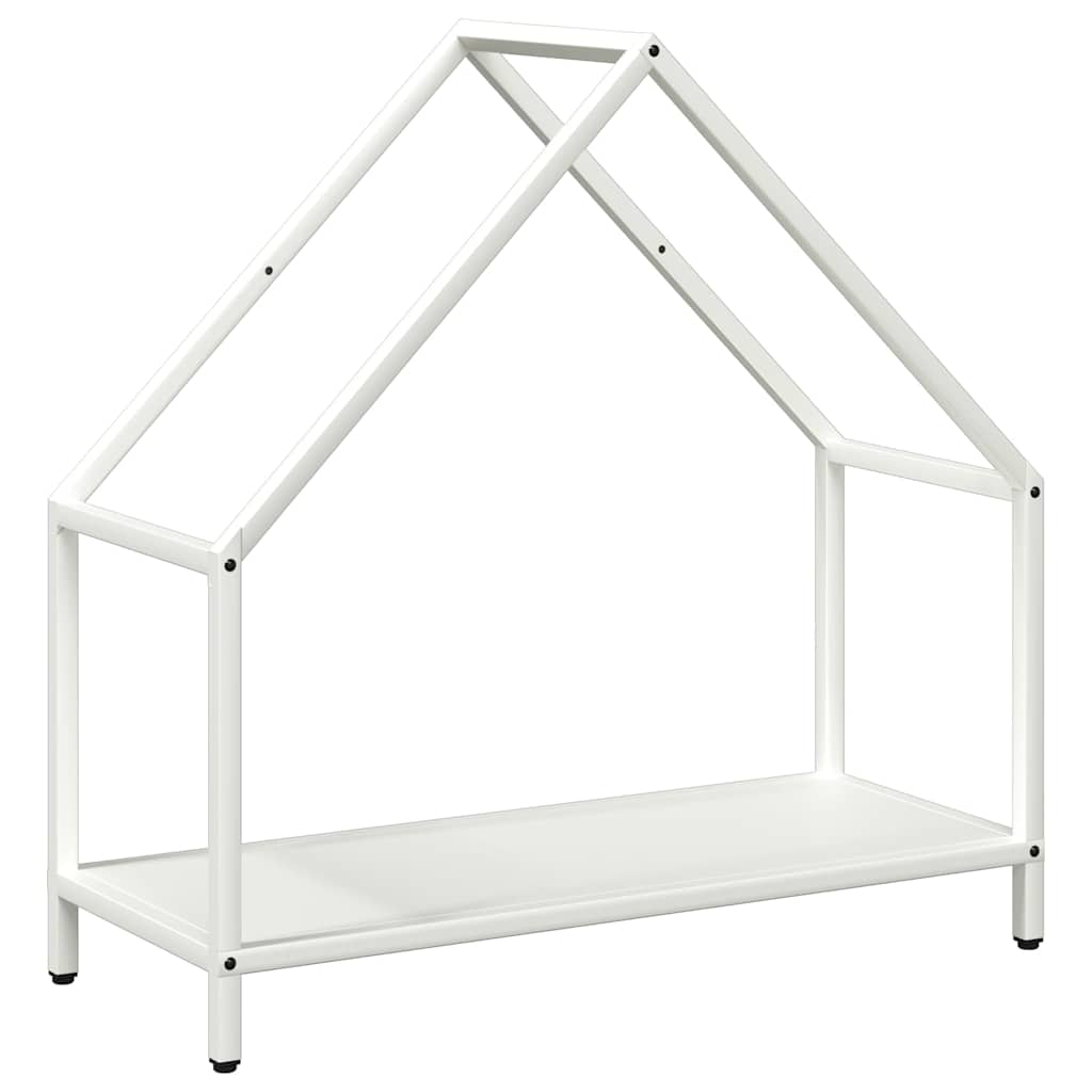 Vidaxx Kaminholzregal 60x25x60 cm kaltgewalzter Stahl weiß