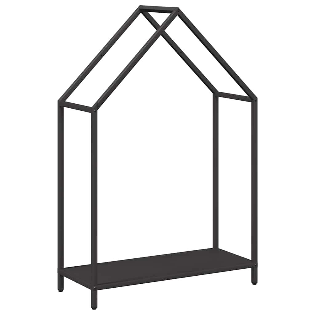 Vidaxx Kaminholzregal 60x25x90 cm kaltgewalzter Stahl schwarz