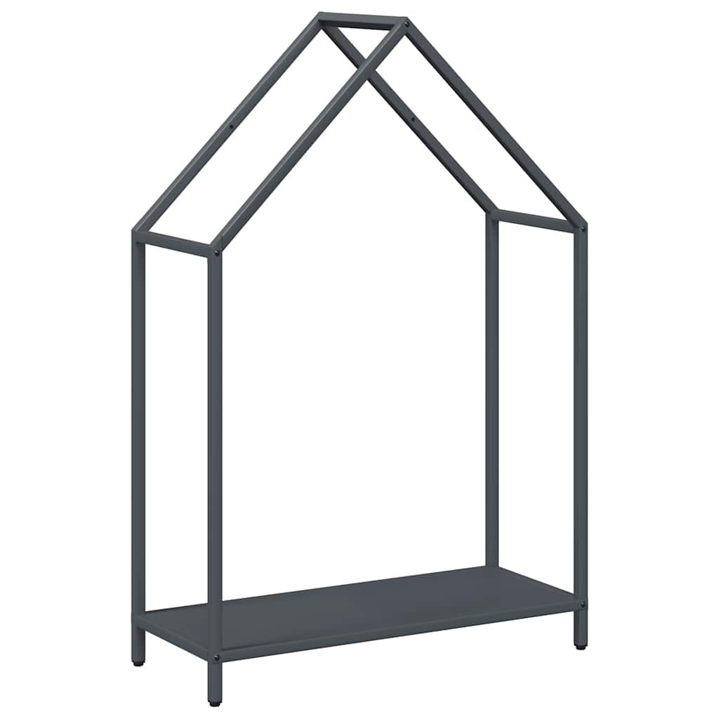 VidaXL Kaminholzregal 60x25x90 cm kaltgewalzter Stahl Anthrazit