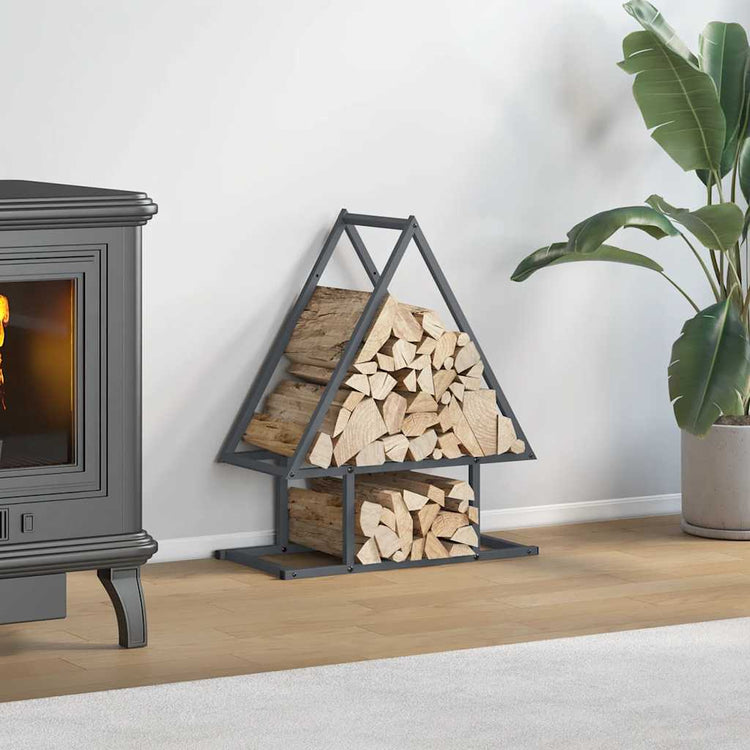 Vidaxx Kaminholzregal 50x25x60 cm kaltgewalzter Stahl anthrazit