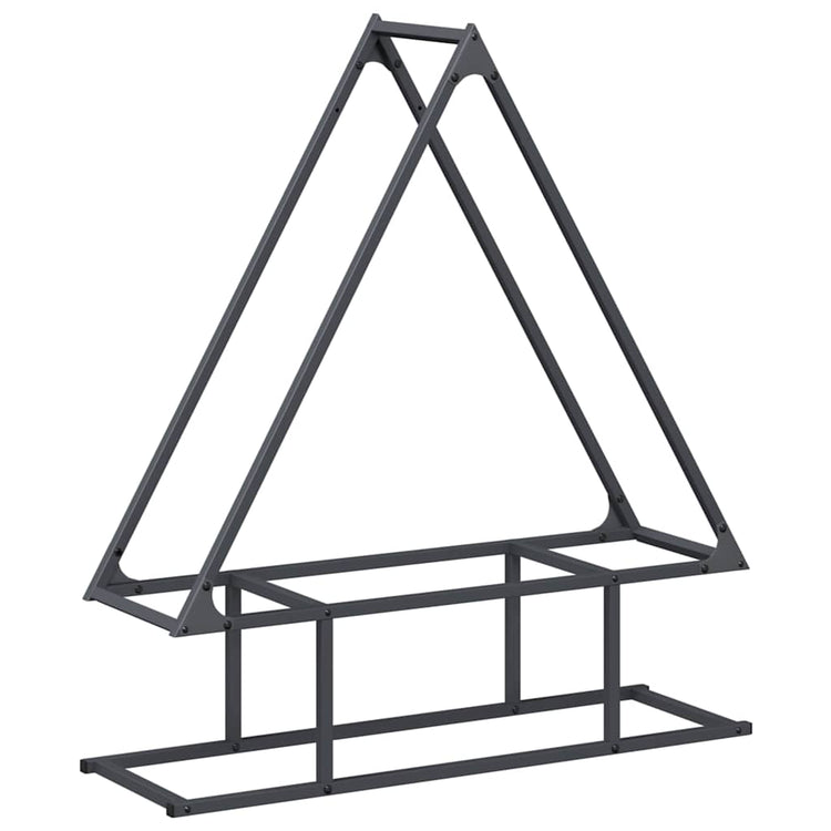 Vidaxx Kaminholzregal 80x25x90 cm kaltgewalzter Stahl anthrazit