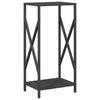 Vidaxx Kaminholzregal 34x25x70 cm kaltgewalzter Stahl schwarz