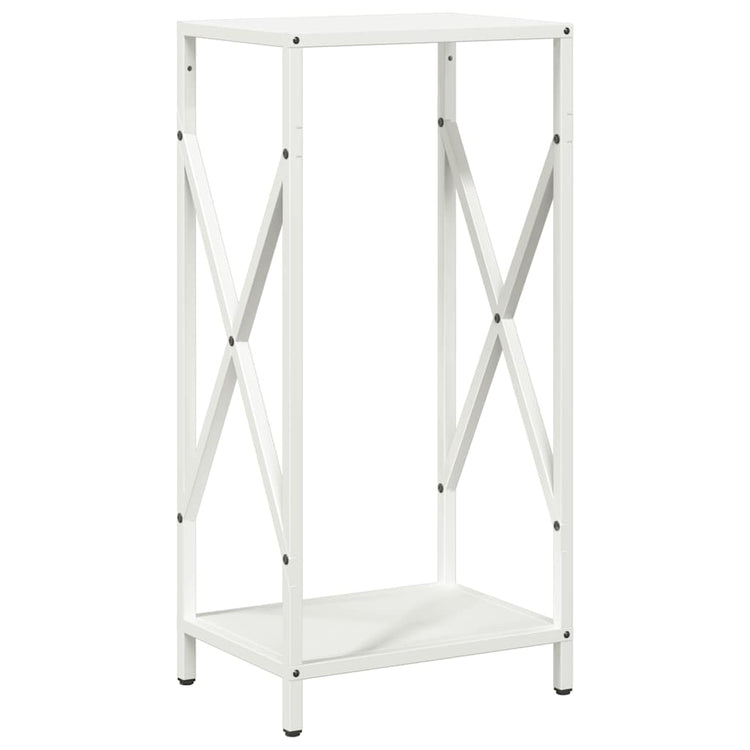 Vidaxx Kaminholzregal 34x25x70 cm kaltgewalzter Stahl weiß