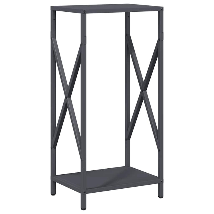 VidaXL Kaminholzregal 34x25x70 cm kaltgewalzter Stahl, Anthrazit