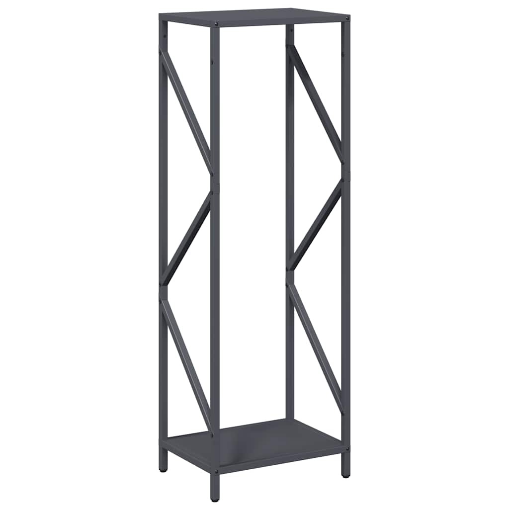 VidaXL Kaminholzregal 34x25x100 cm kaltgewalzter Stahl, Anthrazit