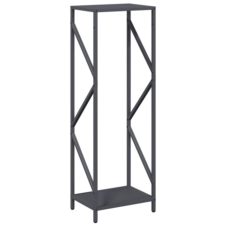 VidaXL Kaminholzregal 34x25x100 cm kaltgewalzter Stahl, Anthrazit