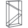 Vidaxx Kaminholzregal 60x25x100 cm kaltgewalzter Stahl Anthrazit