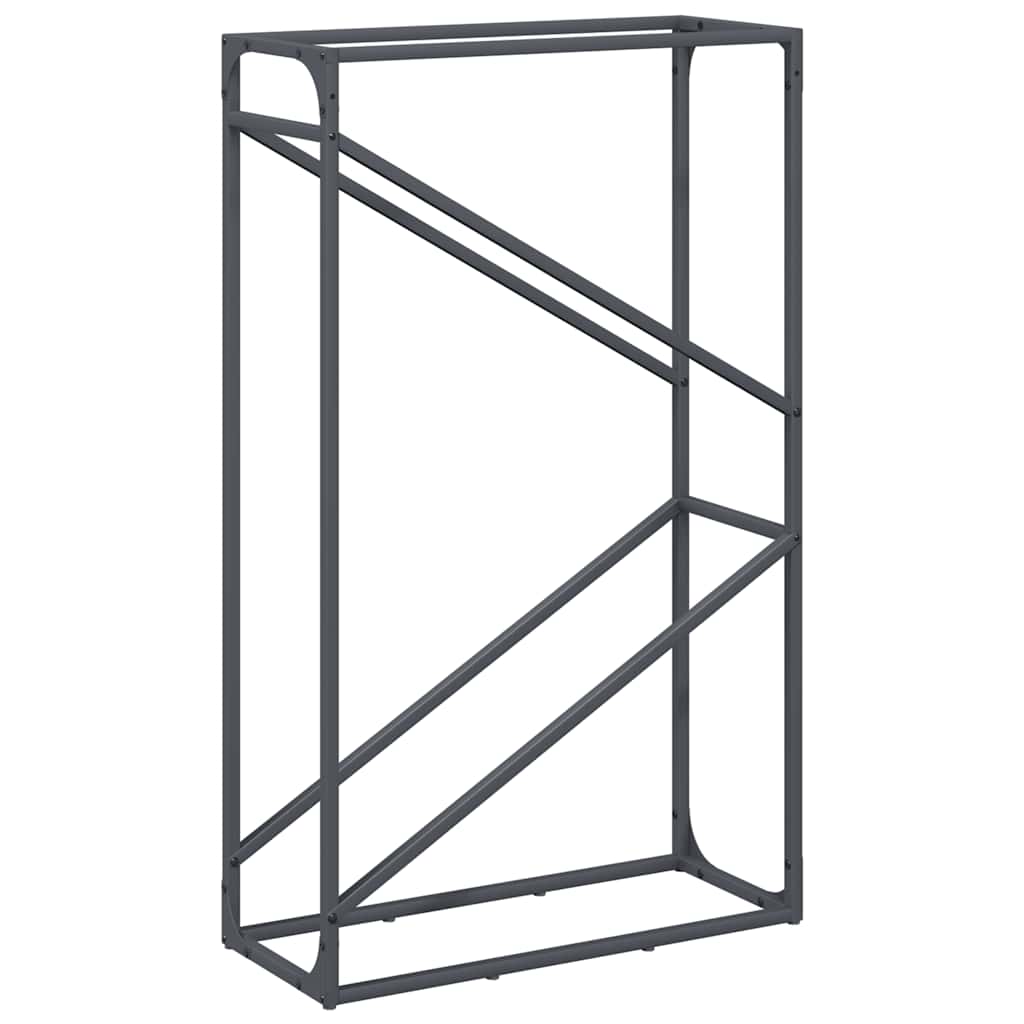 Vidaxx Kaminholzregal 60x25x100 cm kaltgewalzter Stahl Anthrazit
