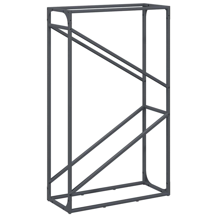 Vidaxx Kaminholzregal 60x25x100 cm kaltgewalzter Stahl Anthrazit
