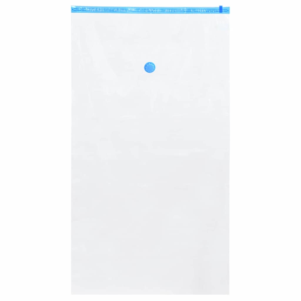 VidaXL Aufbewahrungsbeutel mit Aufbewahrung 5 Stück transparent und blau 120 x 70 cm