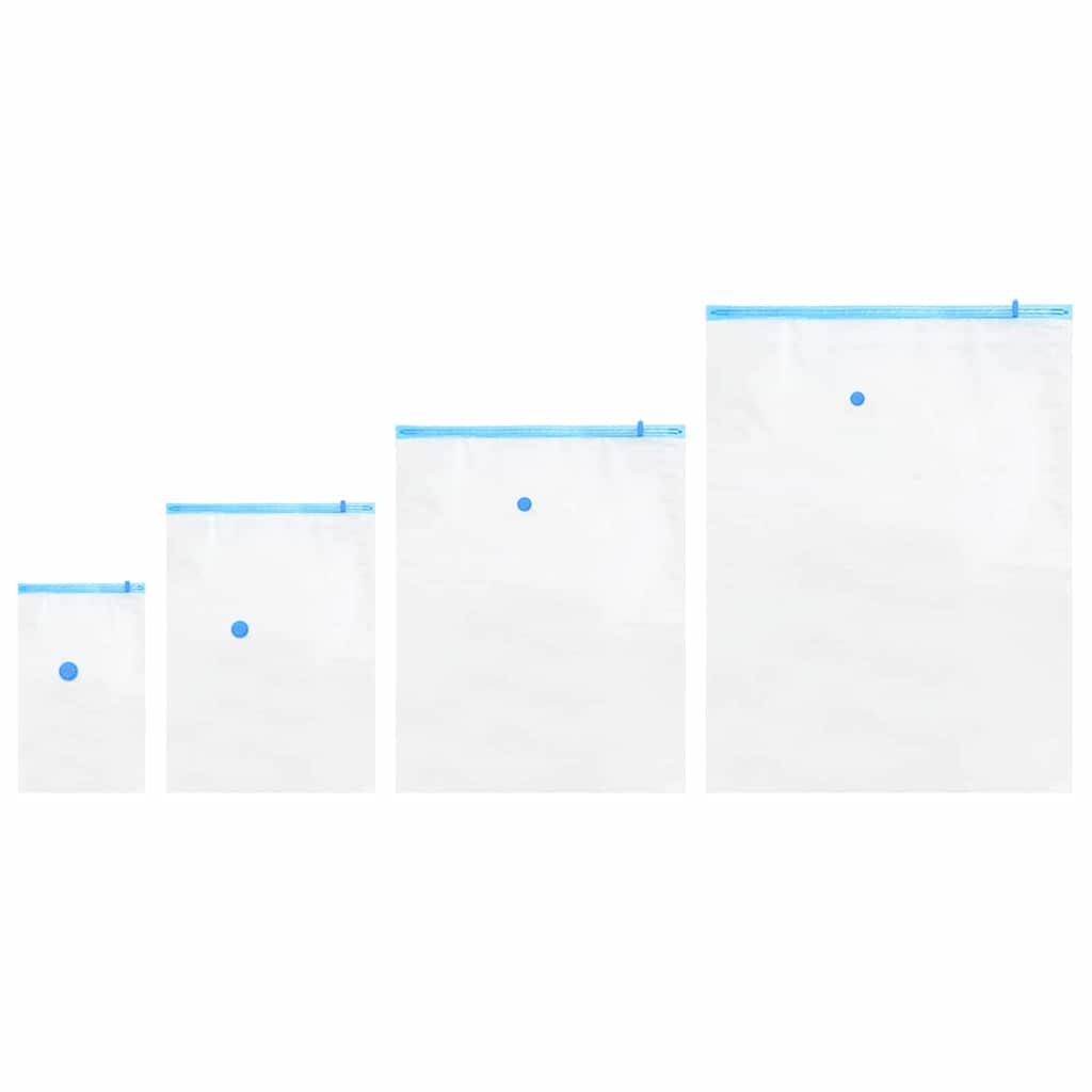 Vidaxx Aufbewahrungsbeutel 15 Stück transparent und blau 130 x 100 cm