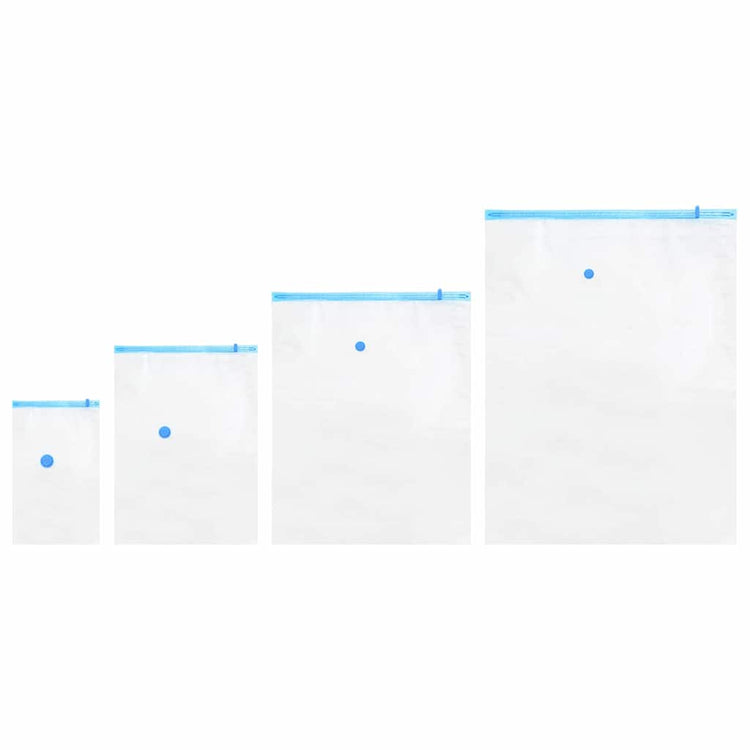 Vidaxx Aufbewahrungsbeutel 15 Stück transparent und blau 130 x 100 cm