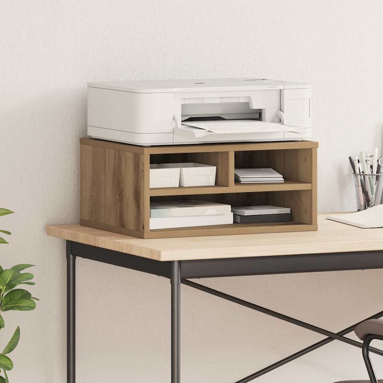 VidaXL Druckerständer Artisan Oak 49 x 40 x 22,5 cm Holzwerkstoff
