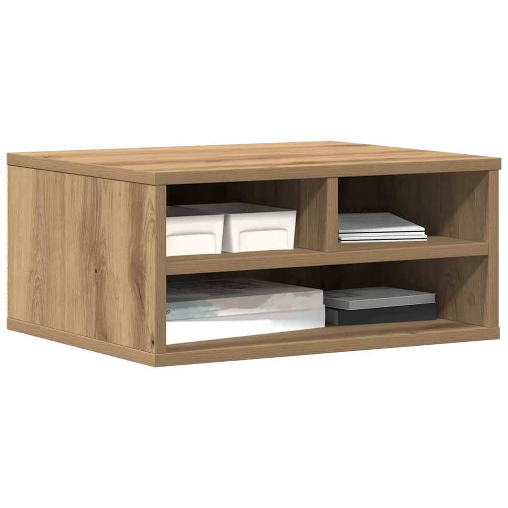 VidaXL Druckerständer Artisan Oak 49 x 40 x 22,5 cm Holzwerkstoff