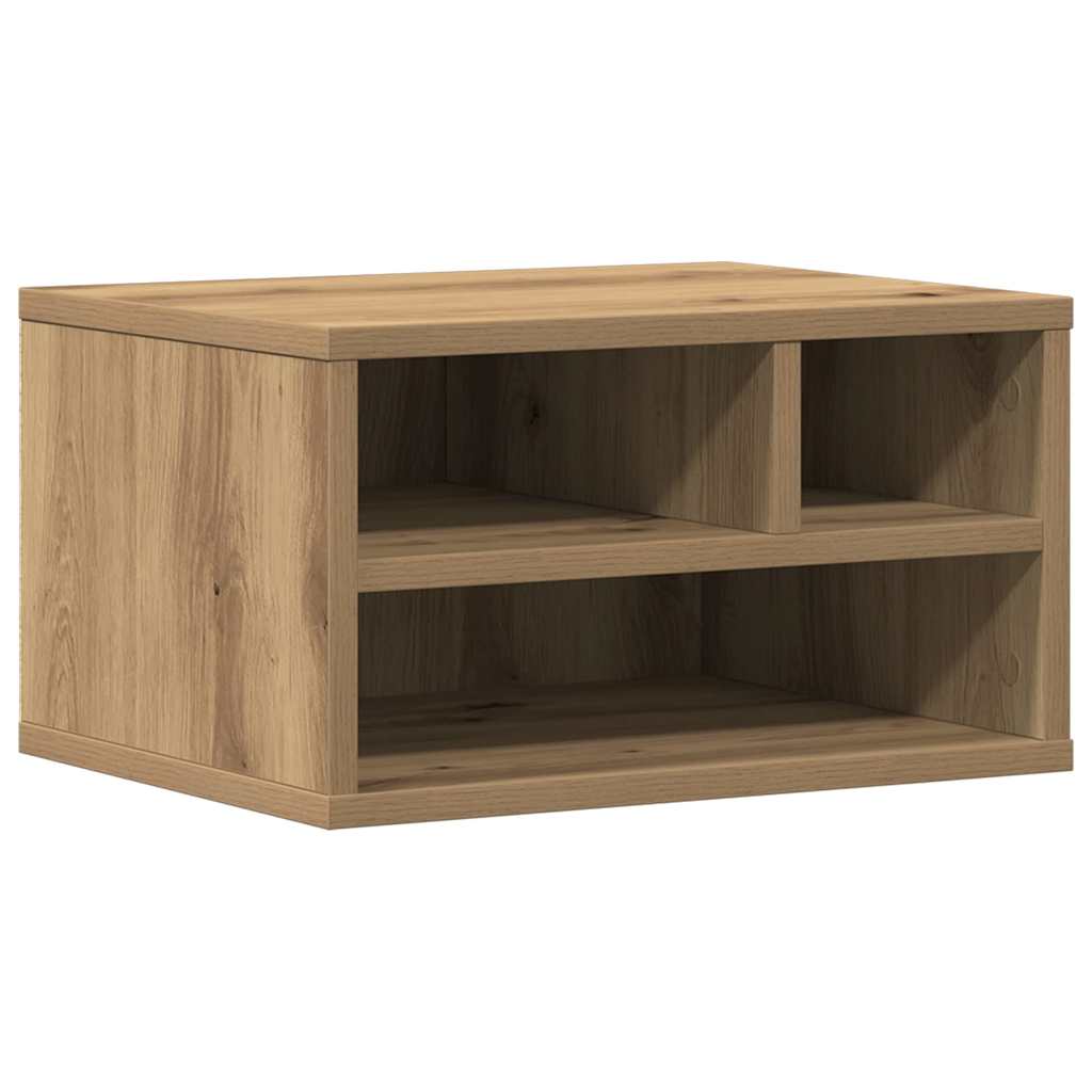 Vidaxxl Druckerständer Artisan Oak 40 x 32 x 22,5 cm Holzwerkstoff