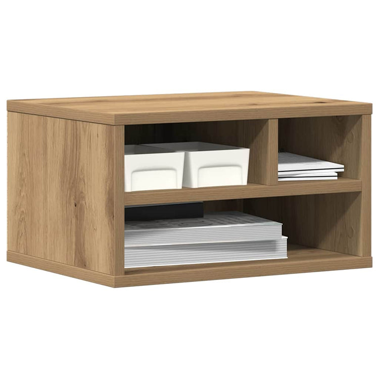 Vidaxxl Druckerständer Artisan Oak 40 x 32 x 22,5 cm Holzwerkstoff