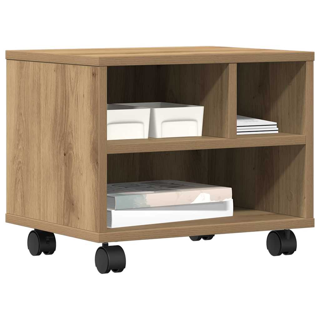 VidaXL Druckerständer Artisan Oak 41 x 32 x 33,5 cm Holzwerkstoff