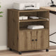 Vidaxxl Druckerständer Artisan Oak 60 x 48 x 74 cm Holzwerkstoff