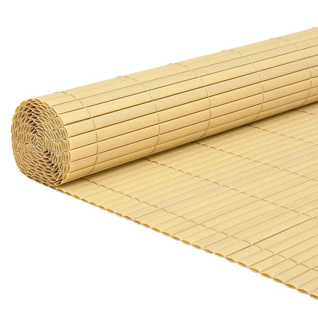 Vidaxx Gartenzaun doppelseitig gelb 1,8x3 m PVC