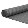 Vidaxx Gartenzaun doppelseitig grau 1,8x3 m PVC
