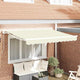 Vidaxx faltbarer Sonnenschirm Creme 250 x 200 cm Polyester und Metall