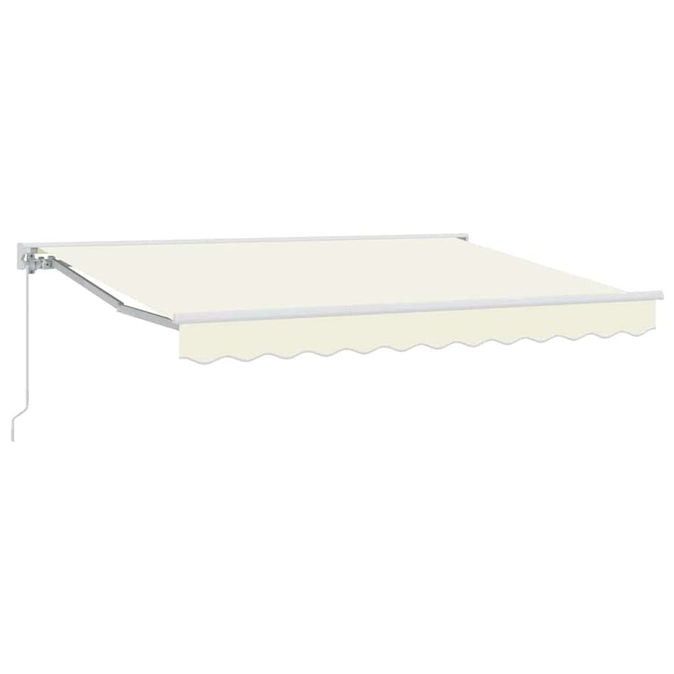Vidaxx faltbarer Sonnenschirm Creme 250 x 200 cm Polyester und Metall