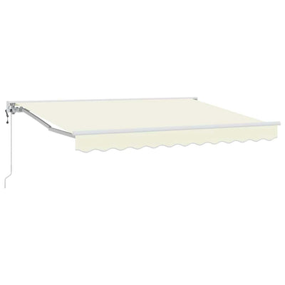 Vidaxx faltbarer Sonnenschirm Creme 250 x 200 cm Polyester und Metall