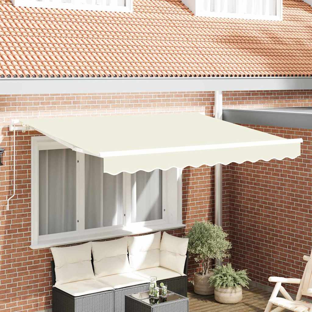 Vidaxx faltbarer Sonnenschirm creme 250 x 200 cm Stoff