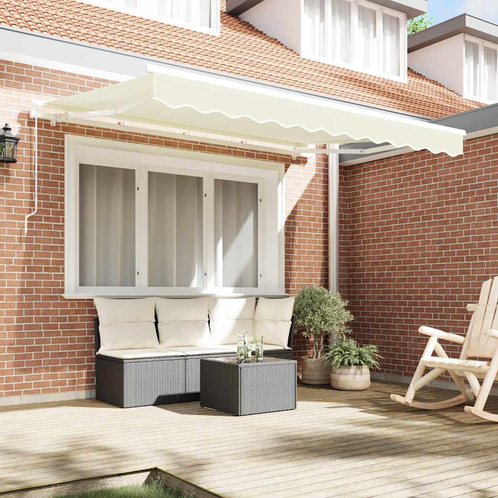 Vidaxx faltbarer Sonnenschirm creme 250 x 200 cm Stoff