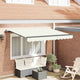 Vidaxx faltbarer Sonnenschirm creme 250 x 200 cm Stoff
