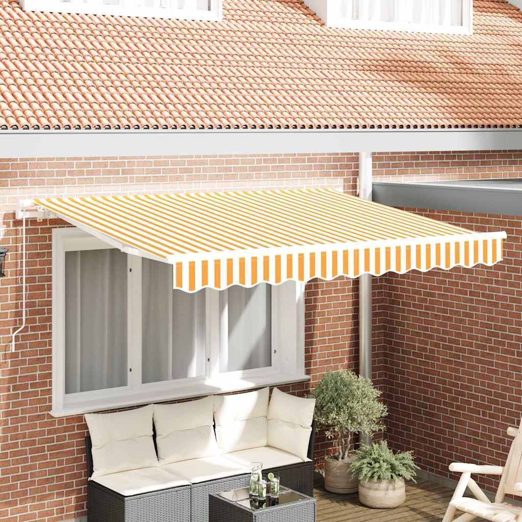 Vidaxx faltbarer Sonnenschirm gelb 250 x 200 cm Stoff