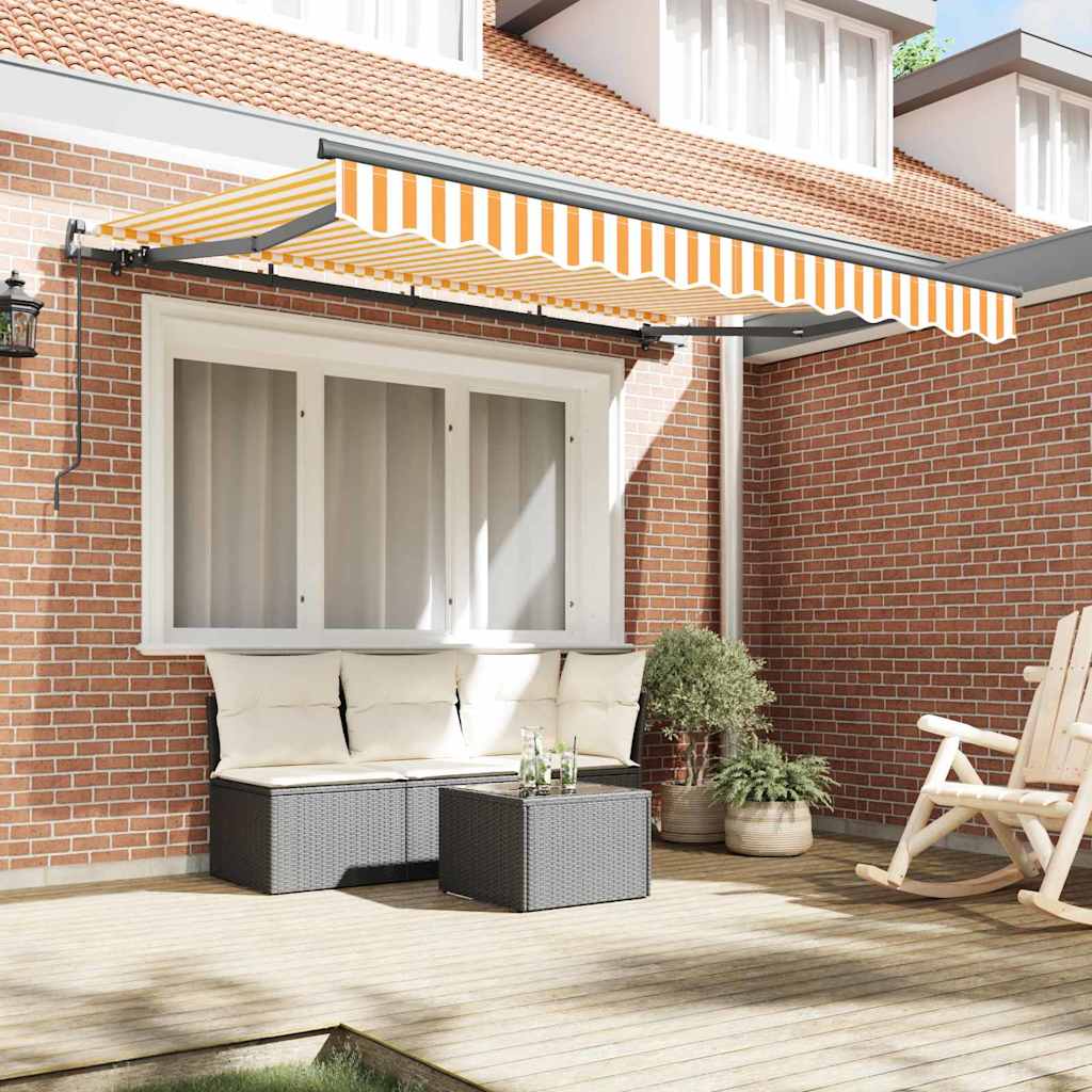 Vidaxx faltbarer Sonnenschirm gelb 250 x 200 cm Stoff