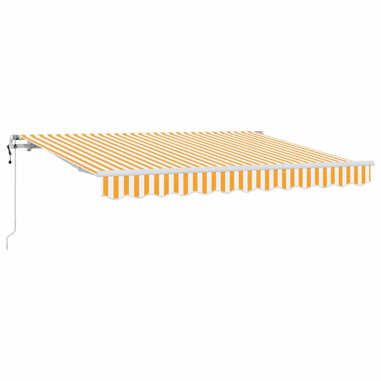 Vidaxx faltbarer Sonnenschirm gelb 250 x 200 cm Stoff
