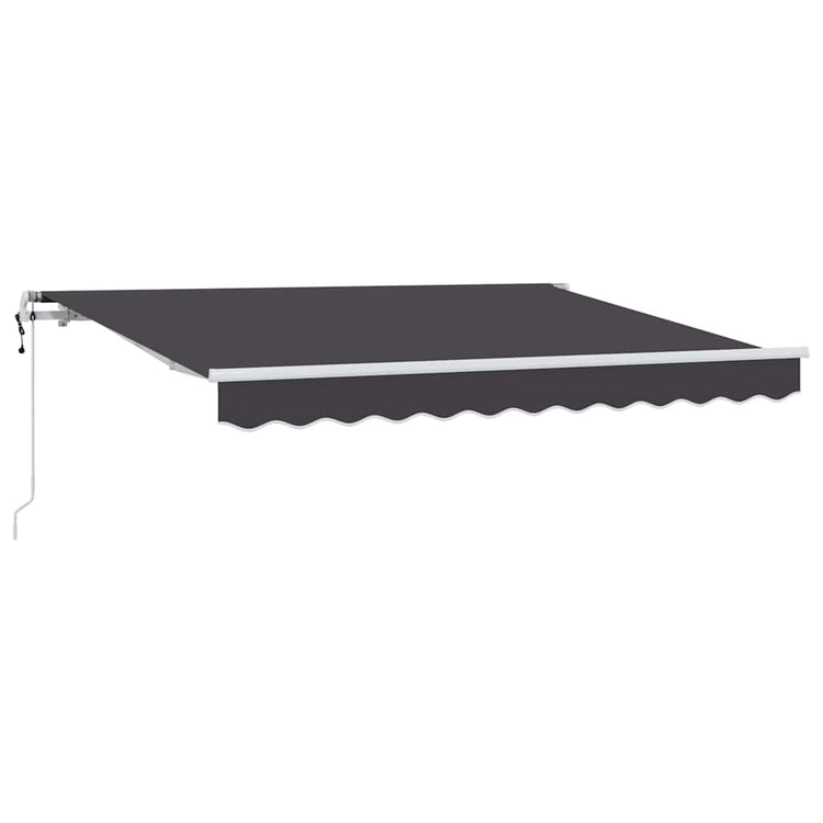Vidaxx faltbare Markise Anthrazit 250 x 200 cm Stoff