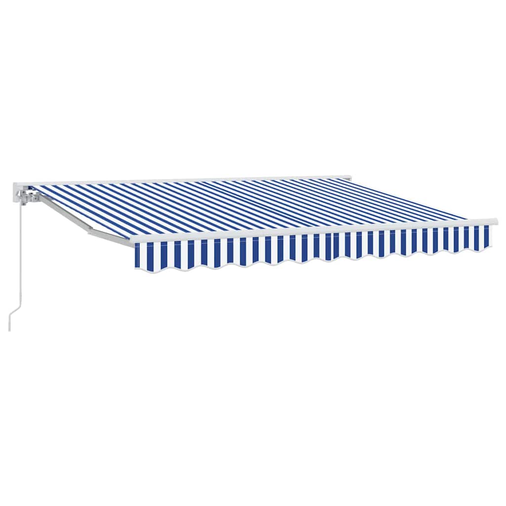 Vidaxx faltbarer Sonnenschirm blau und weiß 300 x 200 cm