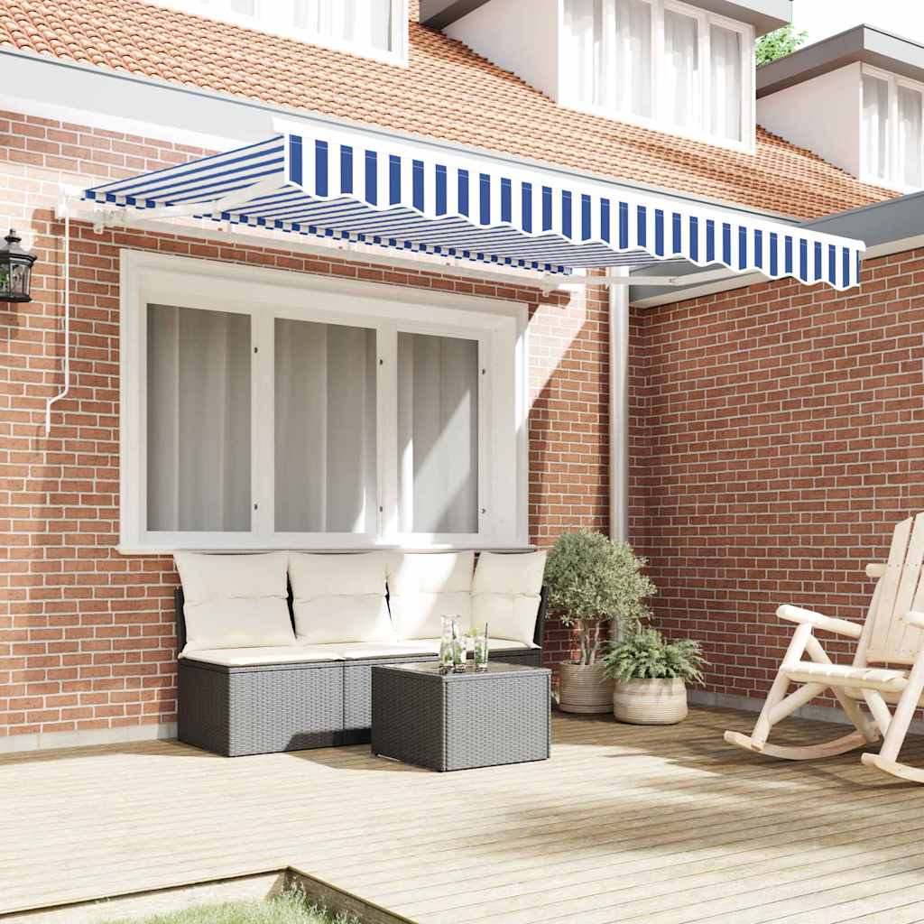 Vidaxx faltbarer Sonnenschirm blau 300 x 200 cm Stoff