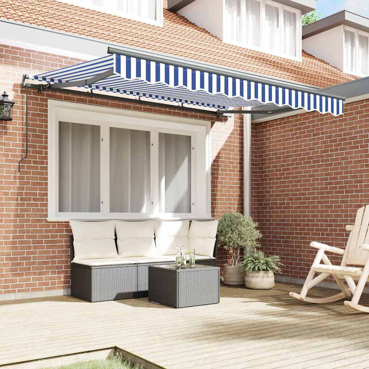 Vidaxx faltbarer Sonnenschirm blau 300 x 200 cm Stoff