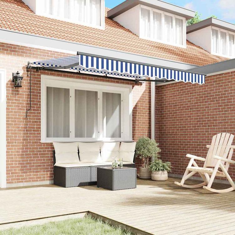 Vidaxx faltbarer Sonnenschirm blau 300 x 200 cm Stoff