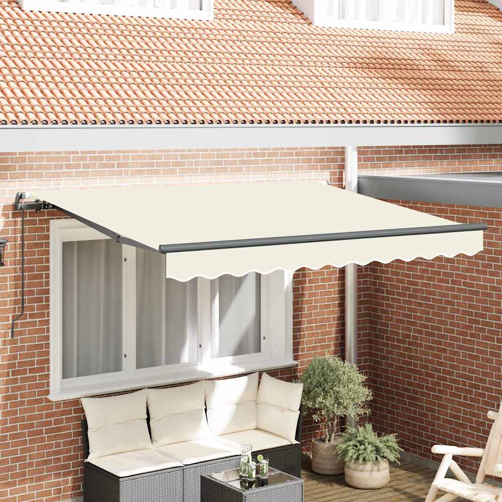 Vidaxx faltbarer Sonnenschirm creme 300 x 200 cm Stoff
