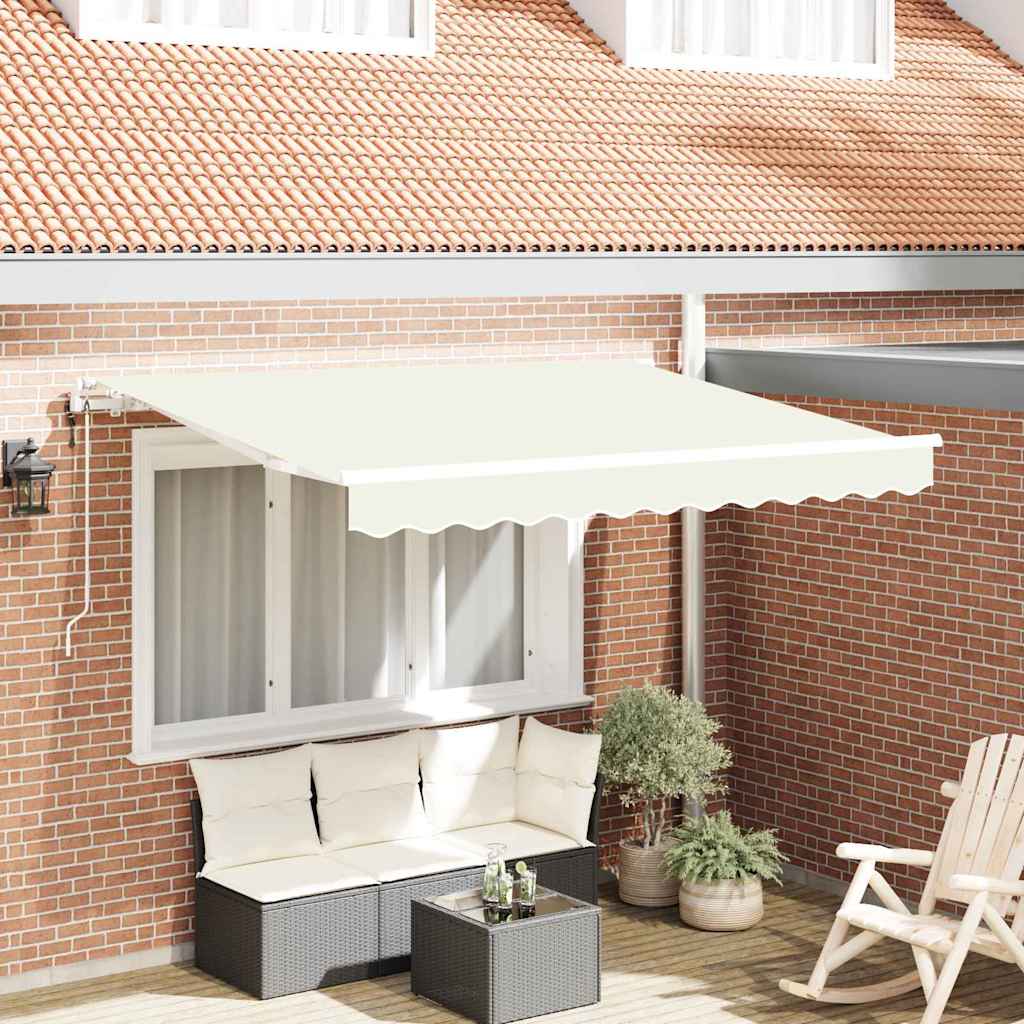Vidaxx faltbarer Sonnenschirm creme 300 x 200 cm Stoff