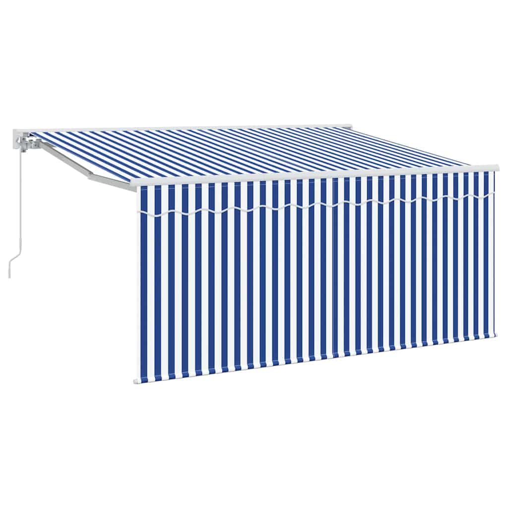 Vidaxx faltbarer Sonnenschirm blau und weiß 300 x 200 cm
