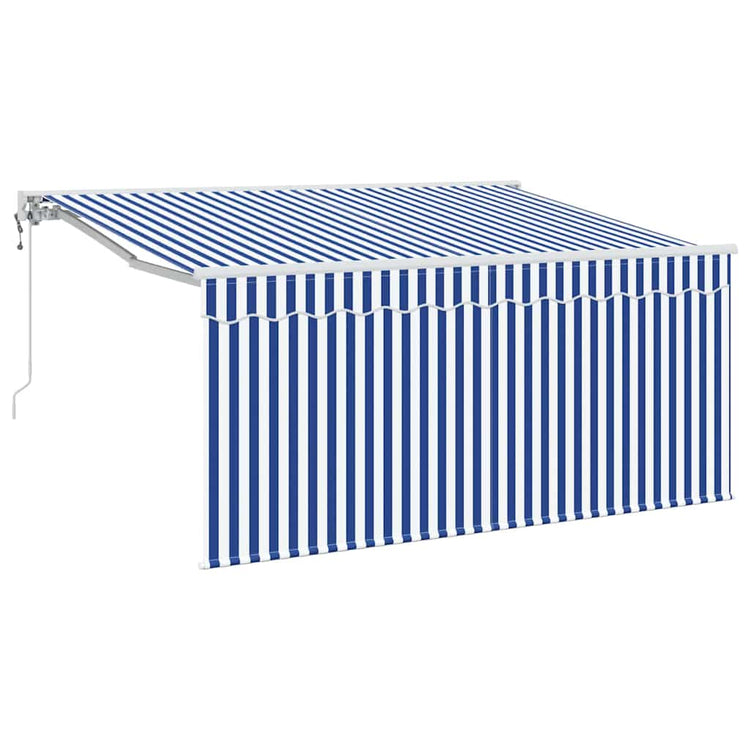 Vidaxx faltbarer Sonnenschirm blau und weiß 300 x 200 cm