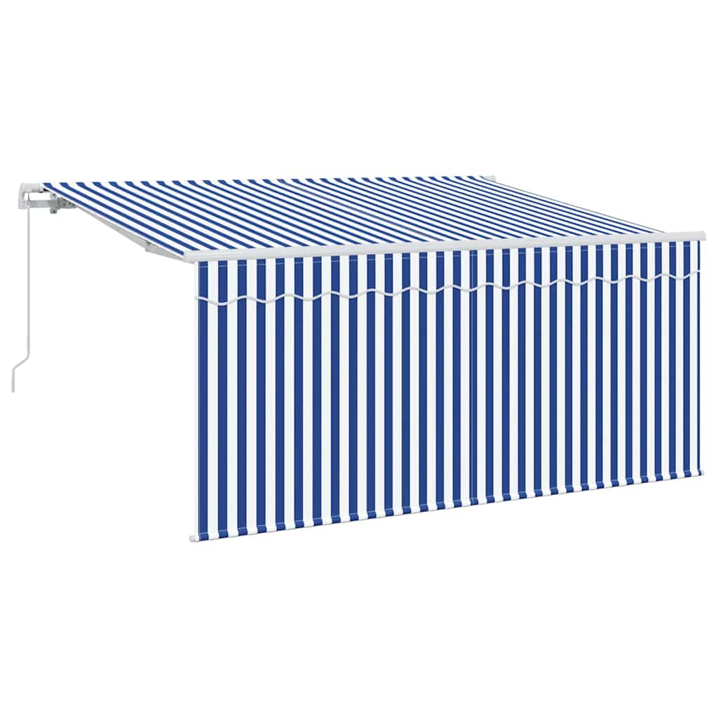 Vidaxx faltbarer Sonnenschirm blau und weiß 300 x 200 cm
