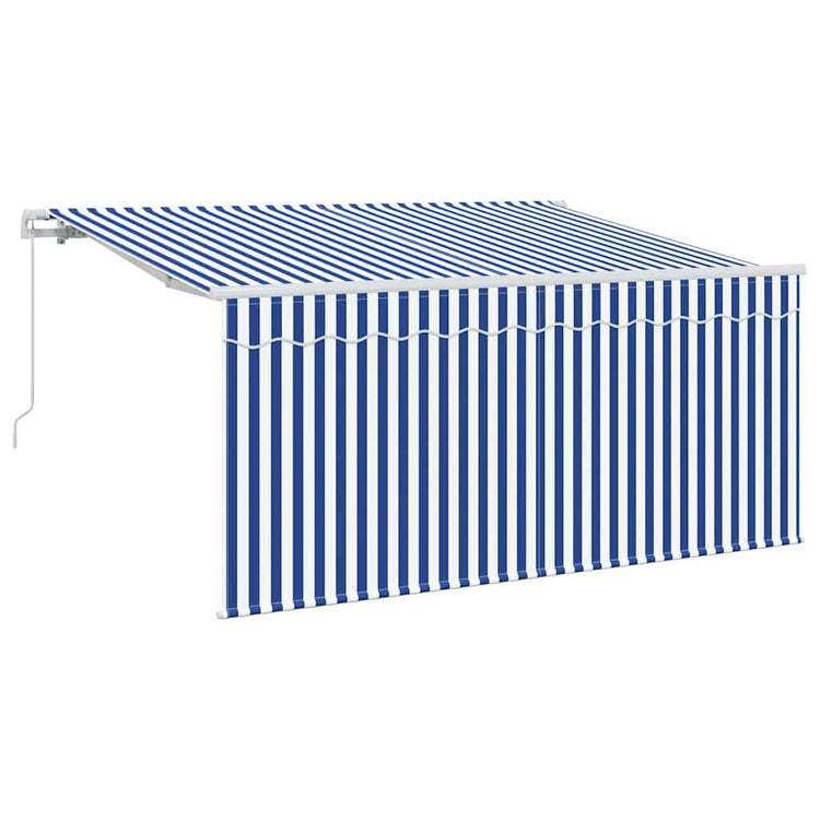 Vidaxx faltbarer Sonnenschirm blau und weiß 300 x 200 cm