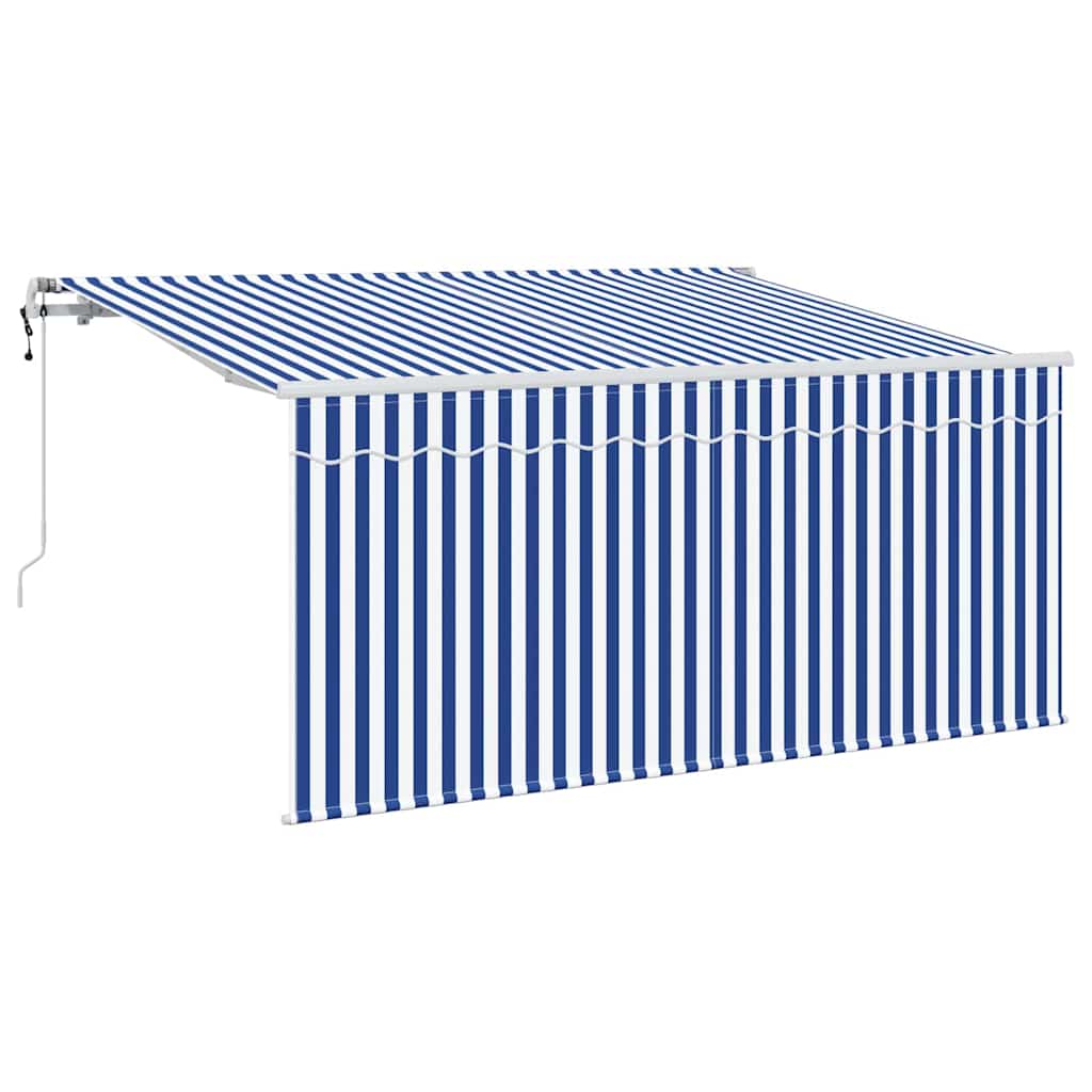 Vidaxx faltbarer Sonnenschirm blau und weiß 300 x 200 cm