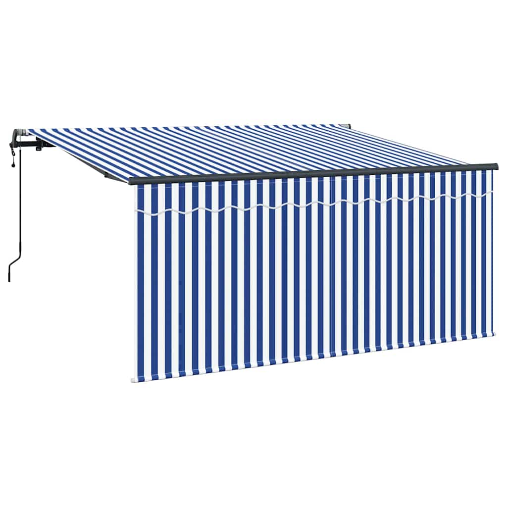 Vidaxx faltbarer Sonnenschirm blau und weiß 300 x 200 cm
