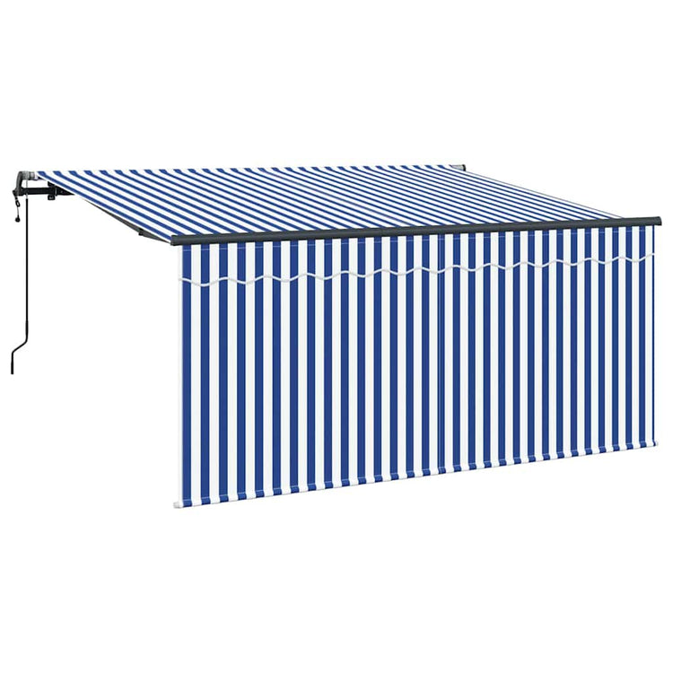 Vidaxx faltbarer Sonnenschirm blau und weiß 300 x 200 cm