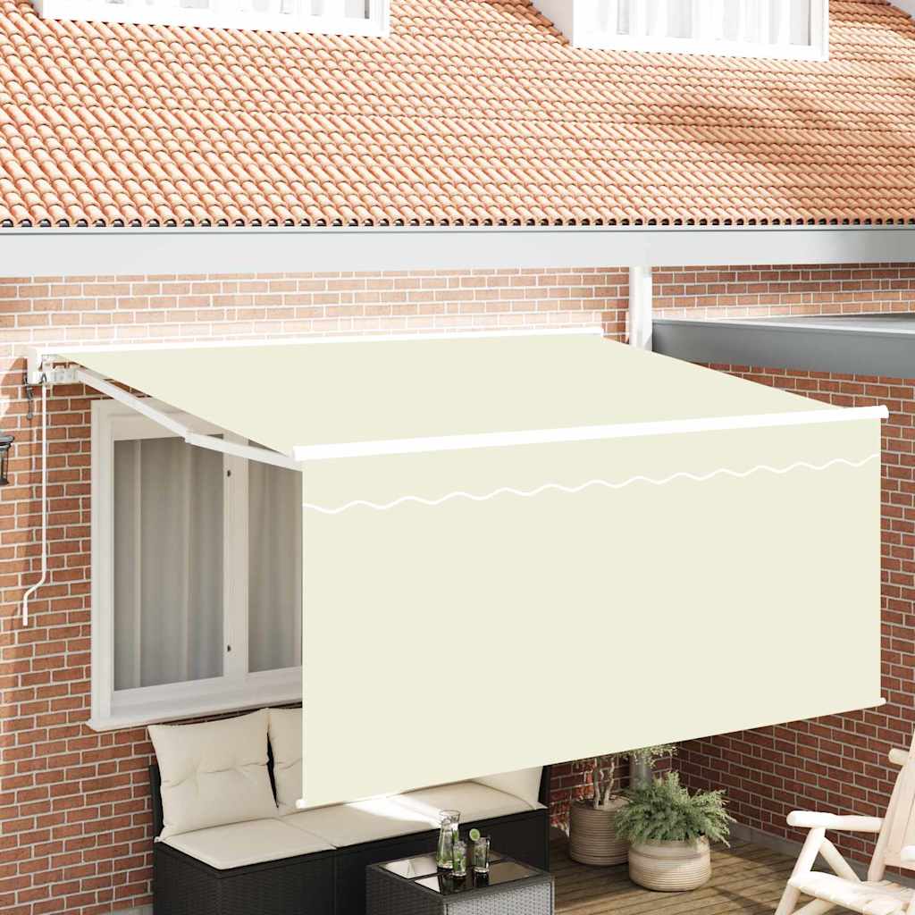 Vidaxx faltbarer Sonnenschirm Creme 300 x 200 cm